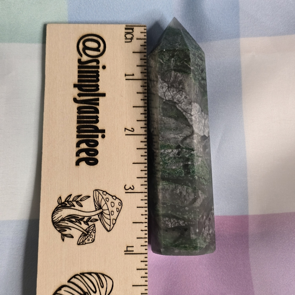 African Jade Tower Crystal Point